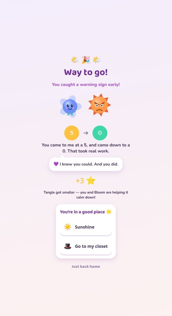 Brave Battle: "Way to go!" - the feeling came down from 5 to 0