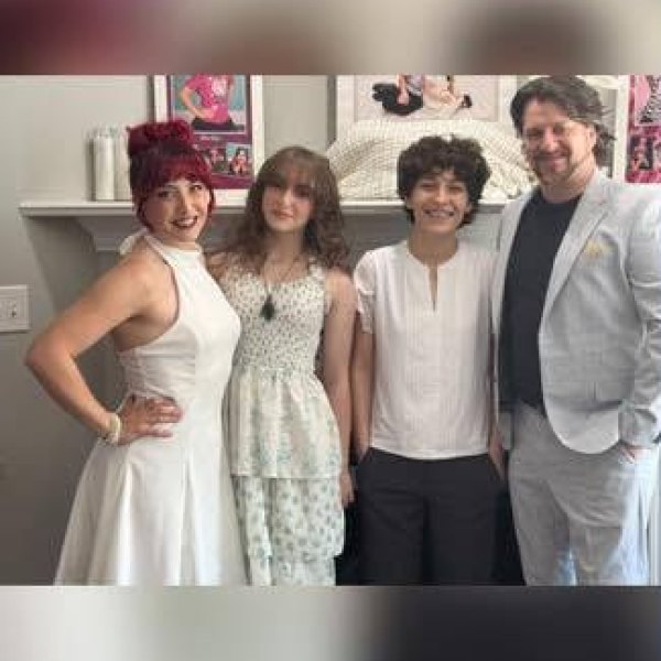 Christina Anderson with her family